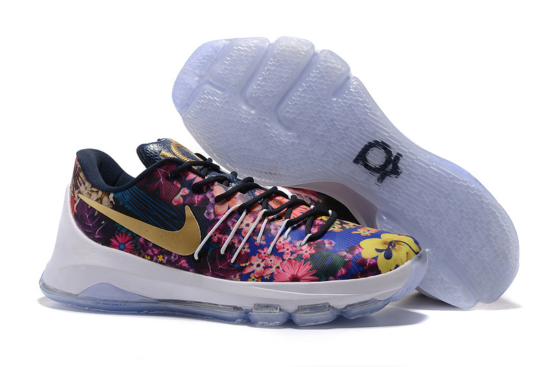Nike KD 8 Floral Printing Edtition basketball Shoes - Click Image to Close